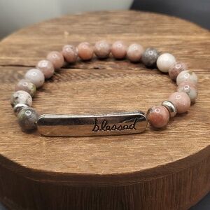 B2934 blessed pink opal bracelet 💓
